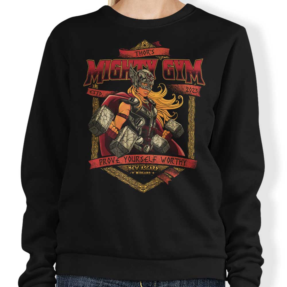Mighty Gym - Adult & Kids T-Shirts, Sweatshirts & Hoodies apparel design preview 1