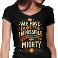 Mighty Heroes Women's V-Neck - Adult & Kids T-Shirts, Sweatshirts & Hoodies apparel design preview 1
