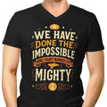 Mighty Heroes Men's V-Neck - Adult & Kids T-Shirts, Sweatshirts & Hoodies apparel design preview 1