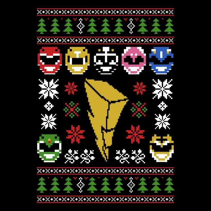 Mighty Morphin' Sweater - Adult & Kids T-Shirts, Sweatshirts & Hoodies apparel design preview 2
