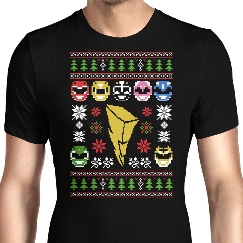Mighty Morphin' Sweater Men's Apparel - Adult & Kids T-Shirts, Sweatshirts & Hoodies apparel design preview 1