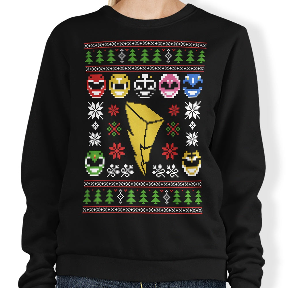 Mighty Morphin' Sweater - Adult & Kids T-Shirts, Sweatshirts & Hoodies apparel design preview 1