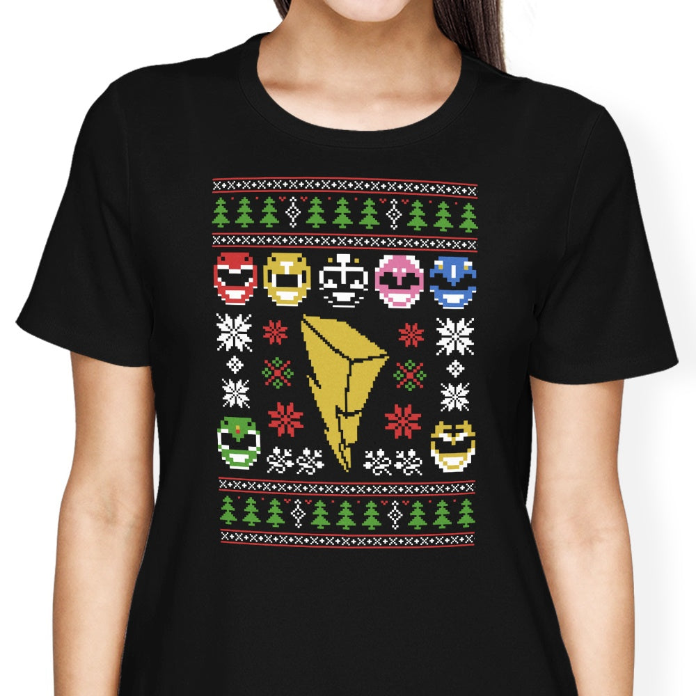 Mighty Morphin' Sweater Women's Apparel - Adult & Kids T-Shirts, Sweatshirts & Hoodies apparel design preview 2