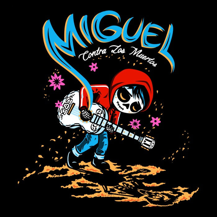 Miguel vs. the Dead (Alt) Youth Apparel - Adult & Kids T-Shirts, Sweatshirts & Hoodies apparel design preview 2