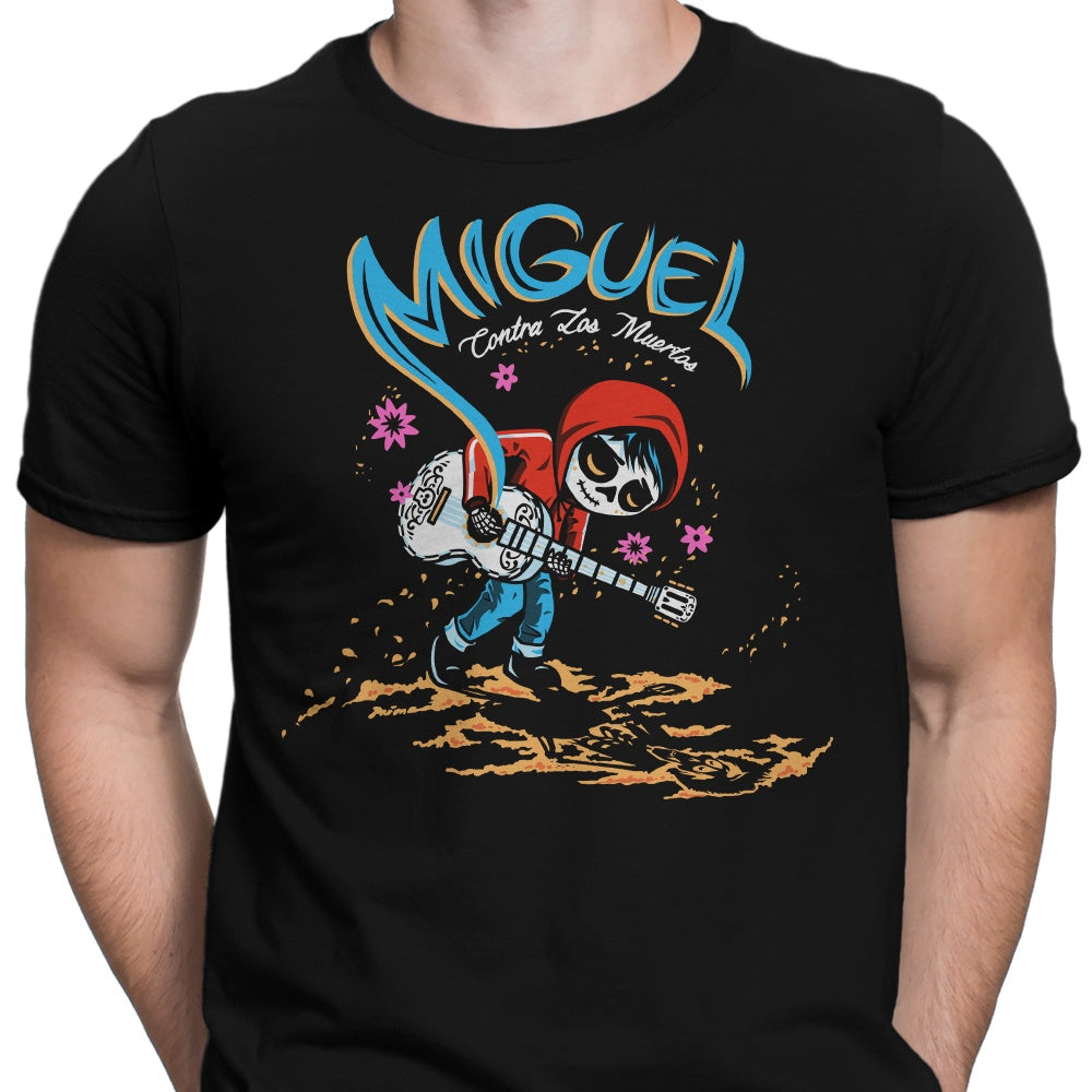 Miguel vs. the Dead (Alt) Men's Apparel - Adult & Kids T-Shirts, Sweatshirts & Hoodies apparel design preview 2