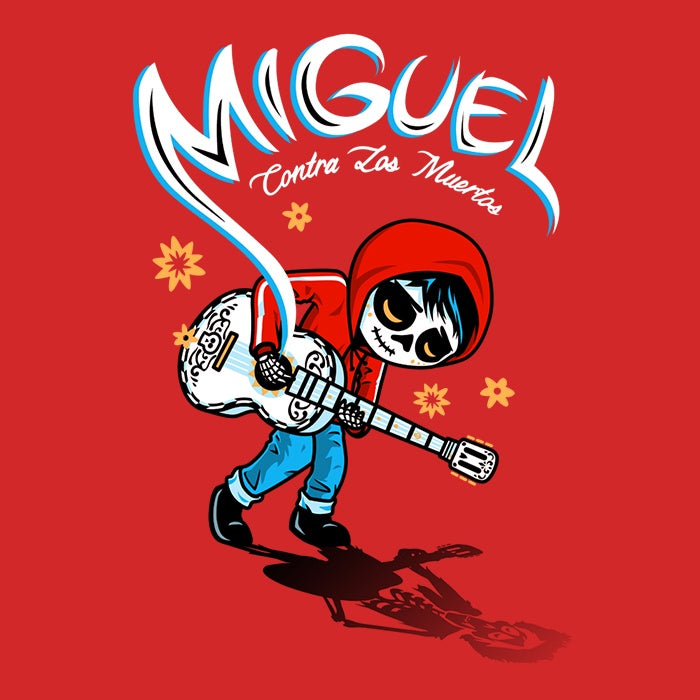 Miguel vs. the Dead - Adult & Kids T-Shirts, Sweatshirts & Hoodies apparel design preview 2