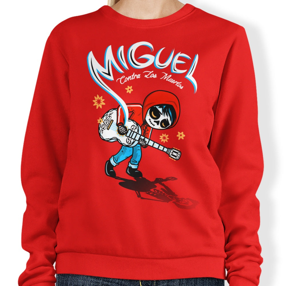 Miguel vs. the Dead - Adult & Kids T-Shirts, Sweatshirts & Hoodies apparel design preview 1