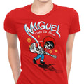 Miguel vs. the Dead Women's Apparel - Adult & Kids T-Shirts, Sweatshirts & Hoodies apparel design preview 1