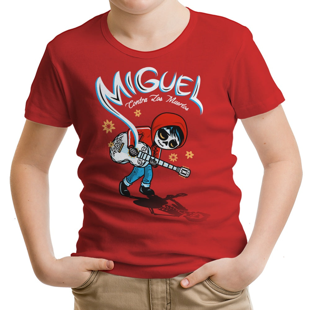 Miguel vs. the Dead Youth Apparel - Adult & Kids T-Shirts, Sweatshirts & Hoodies apparel design preview 1