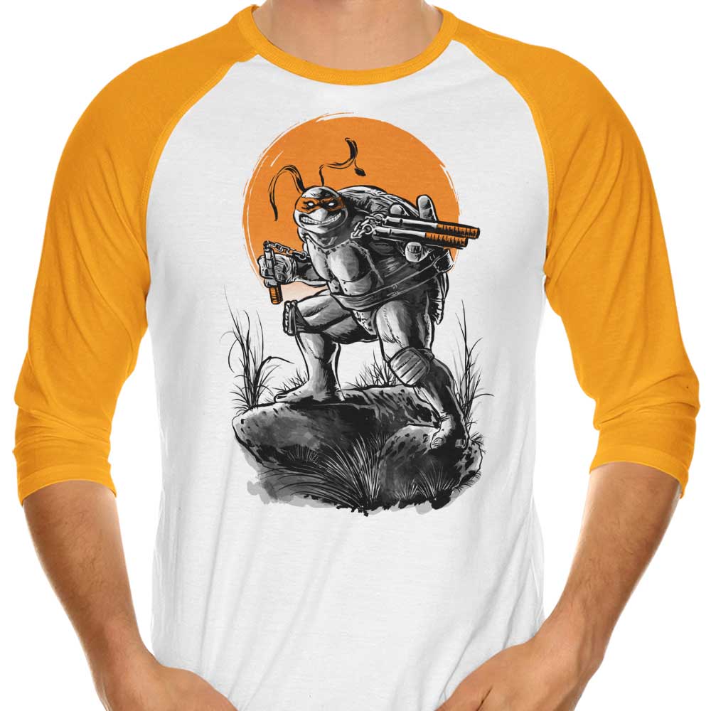 Mikey Under the Sun 3/4 Sleeve Raglan - Adult & Kids T-Shirts, Sweatshirts & Hoodies apparel design preview 1