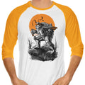 Mikey Under the Sun 3/4 Sleeve Raglan - Adult & Kids T-Shirts, Sweatshirts & Hoodies apparel design preview 1