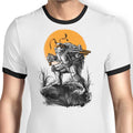 Mikey Under the Sun Ringer - Adult & Kids T-Shirts, Sweatshirts & Hoodies apparel design preview 1