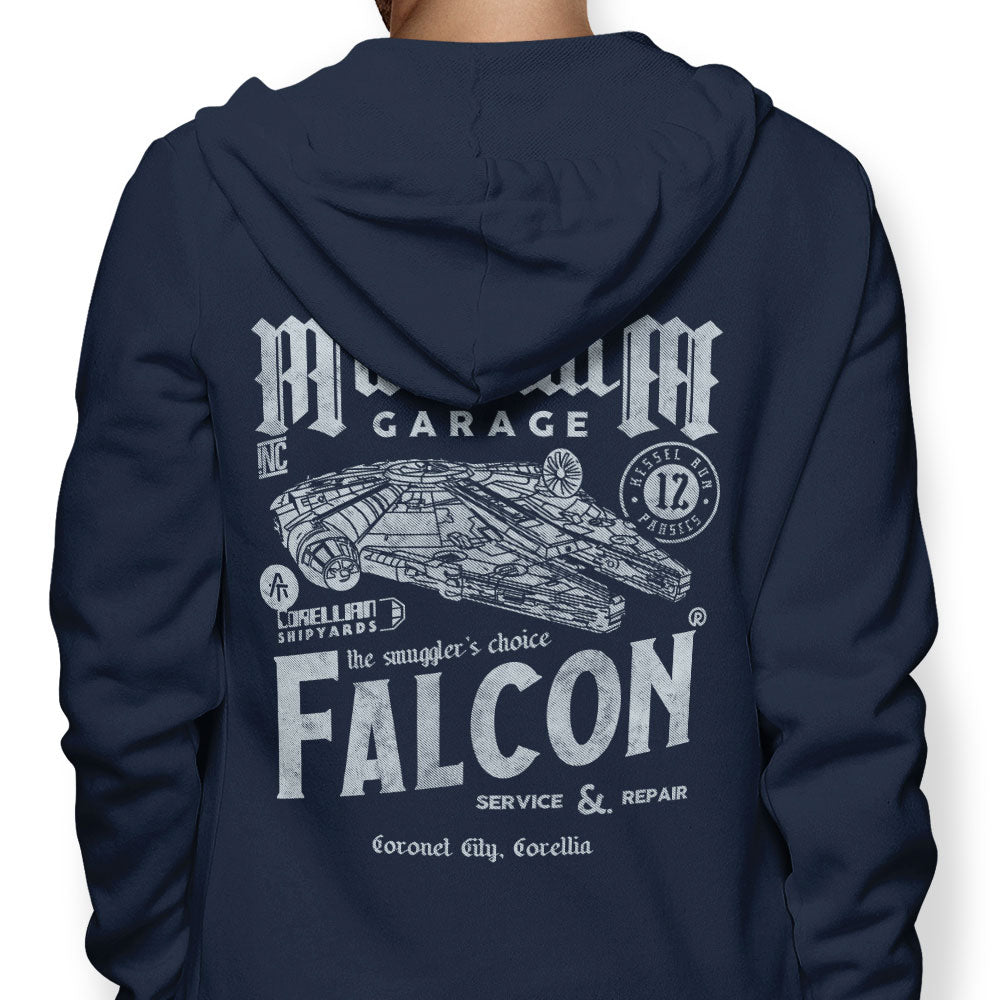 Millenium Garage - Adult & Kids T-Shirts, Sweatshirts & Hoodies apparel design preview 1