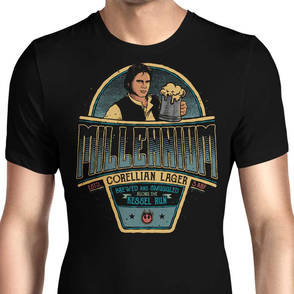 Millenium Lager Men's Apparel - Adult & Kids T-Shirts, Sweatshirts & Hoodies apparel design preview 1