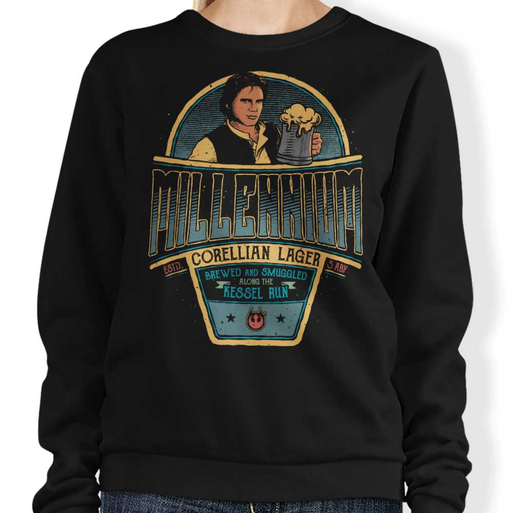 Millenium Lager - Adult & Kids T-Shirts, Sweatshirts & Hoodies apparel design preview 1