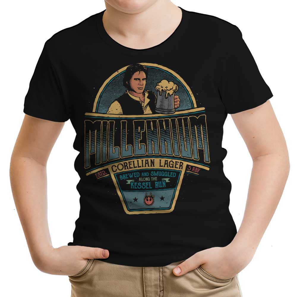 Millenium Lager Youth Apparel - Adult & Kids T-Shirts, Sweatshirts & Hoodies apparel design preview 1