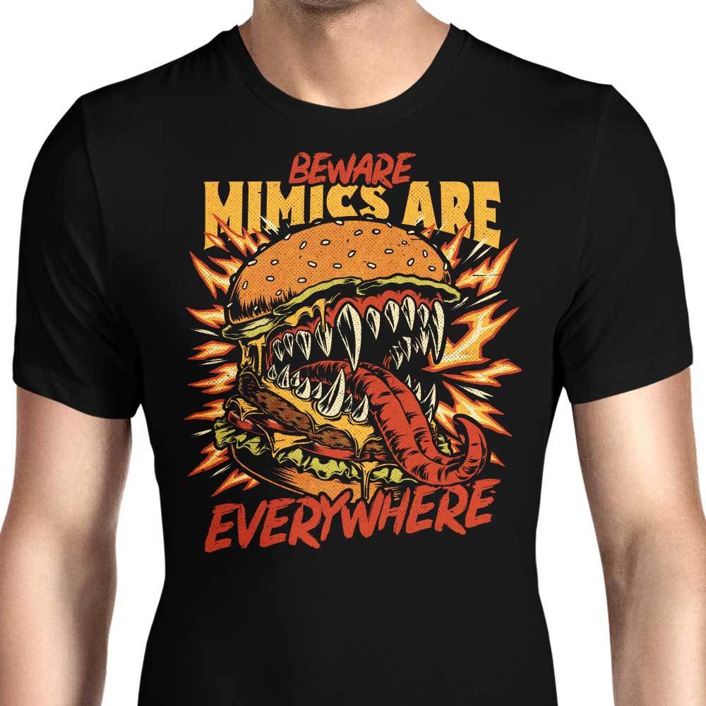 Mimics are Everywhere Men's Apparel - Adult & Kids T-Shirts, Sweatshirts & Hoodies apparel design preview 1