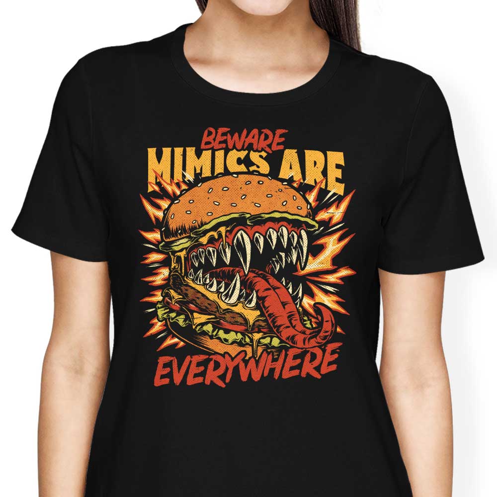 Mimics are Everywhere Women's Apparel - Adult & Kids T-Shirts, Sweatshirts & Hoodies apparel design preview 1