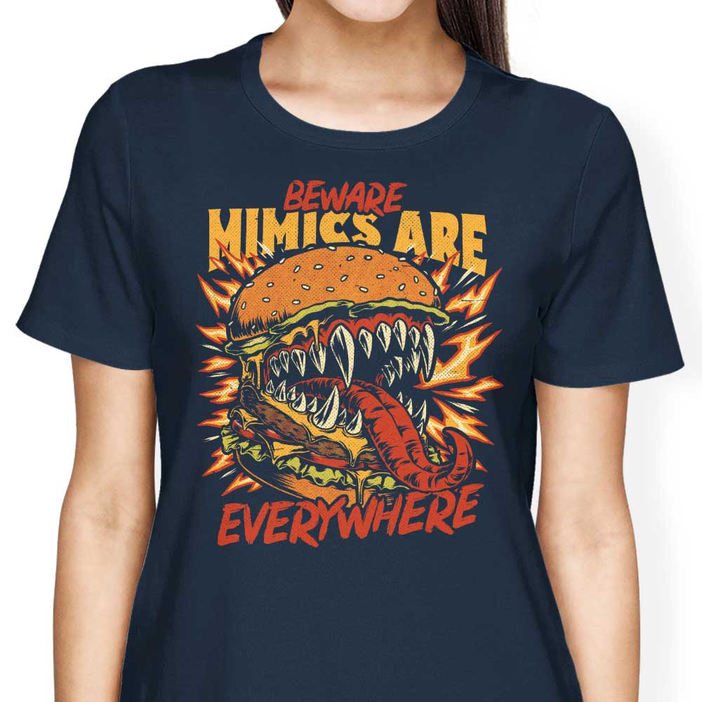 Mimics are Everywhere Women's Apparel - Adult & Kids T-Shirts, Sweatshirts & Hoodies apparel design preview 2