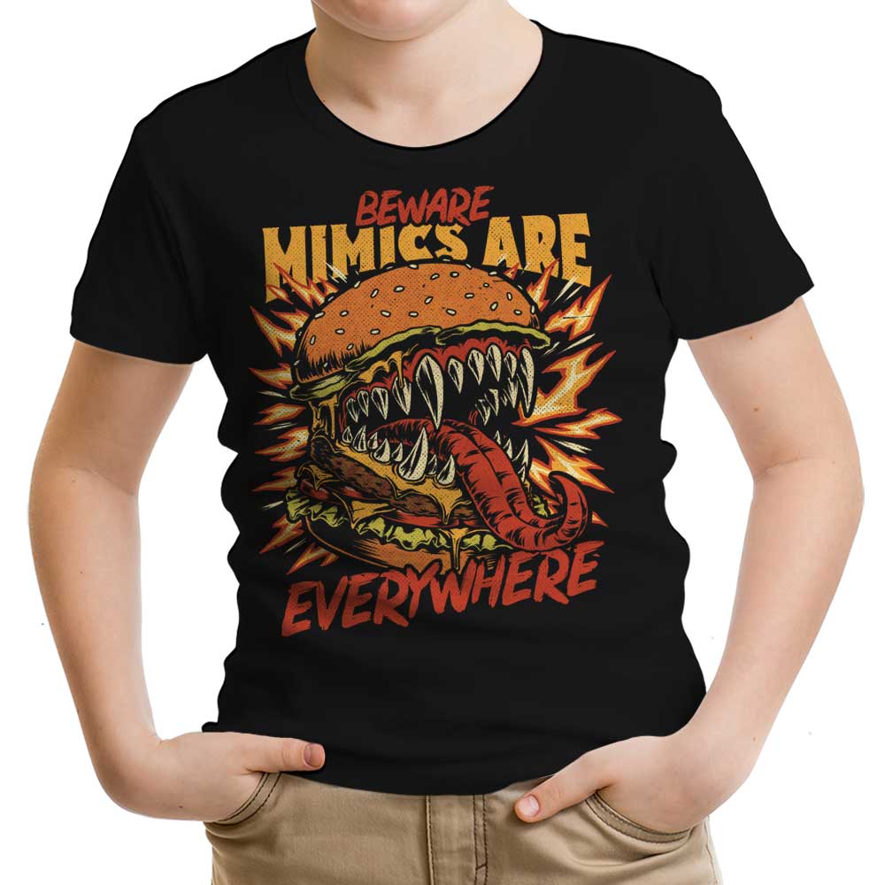 Mimics are Everywhere Youth Apparel - Adult & Kids T-Shirts, Sweatshirts & Hoodies apparel design preview 1