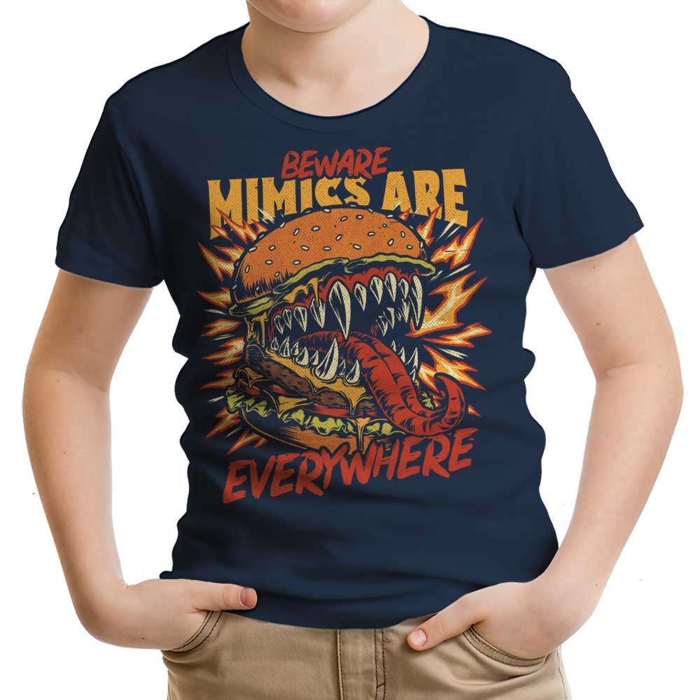 Mimics are Everywhere Youth Apparel - Adult & Kids T-Shirts, Sweatshirts & Hoodies apparel design preview 2