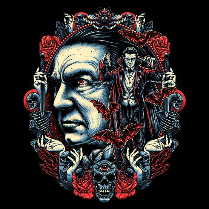 Mind Control of the Vampire Men's Apparel - Adult & Kids T-Shirts, Sweatshirts & Hoodies apparel design preview 2
