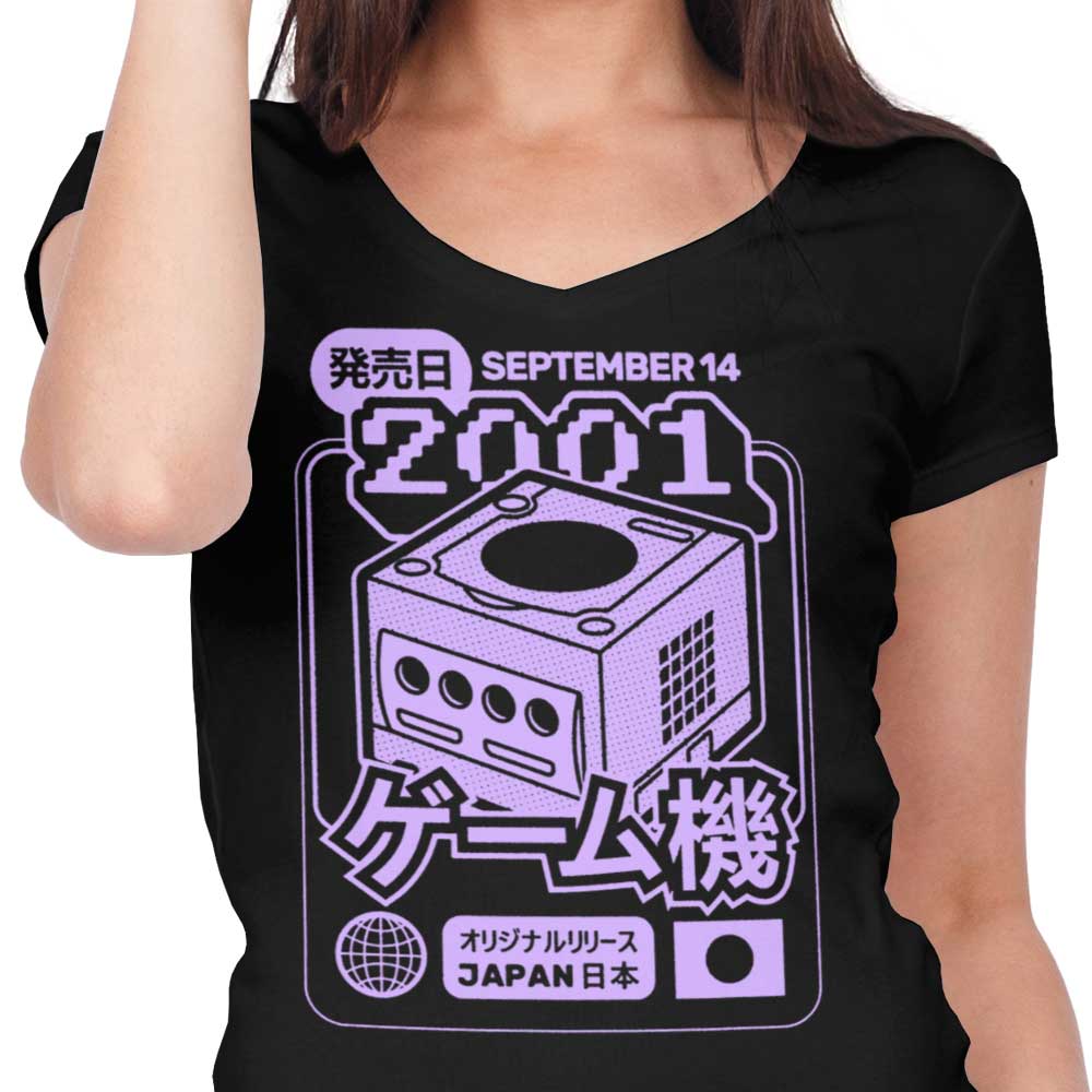 Mini Disc Memories Women's V-Neck - Adult & Kids T-Shirts, Sweatshirts & Hoodies apparel design preview 2