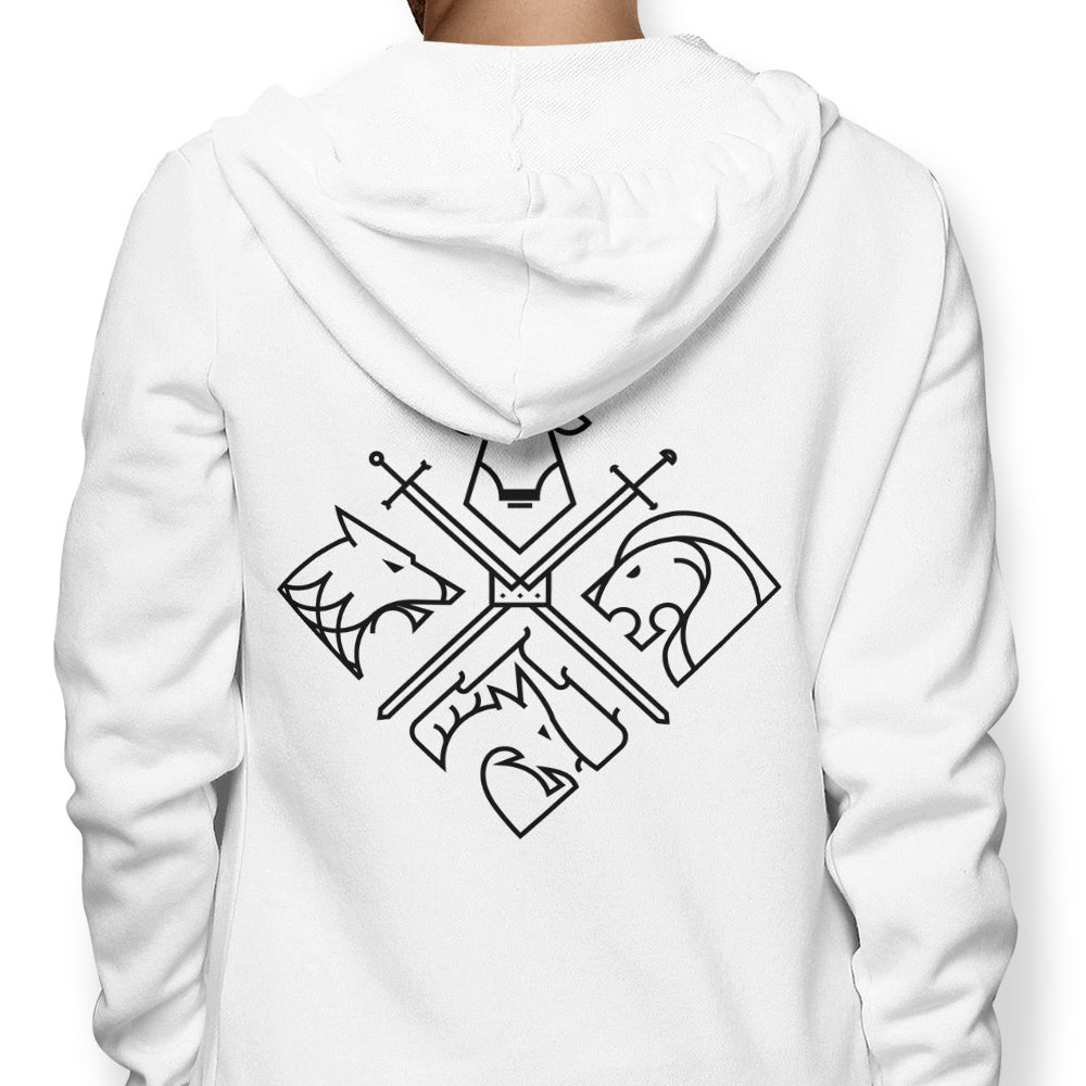 Minimal Thrones (Alt) - Adult & Kids T-Shirts, Sweatshirts & Hoodies apparel design preview 1