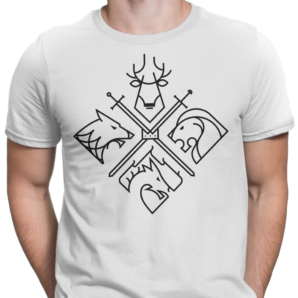 Minimal Thrones (Alt) Men's Apparel - Adult & Kids T-Shirts, Sweatshirts & Hoodies apparel design preview 2