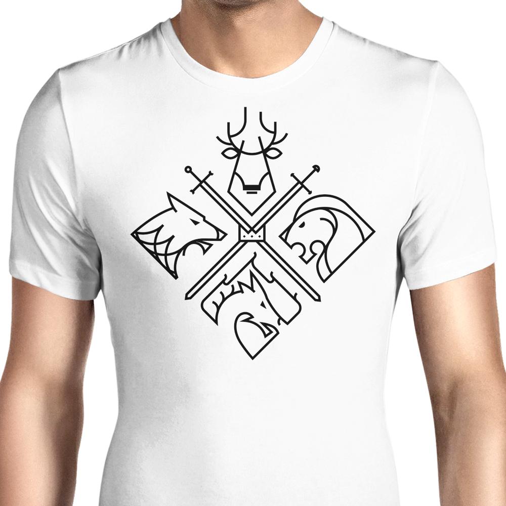 Minimal Thrones (Alt) Men's Apparel - Adult & Kids T-Shirts, Sweatshirts & Hoodies apparel design preview 1