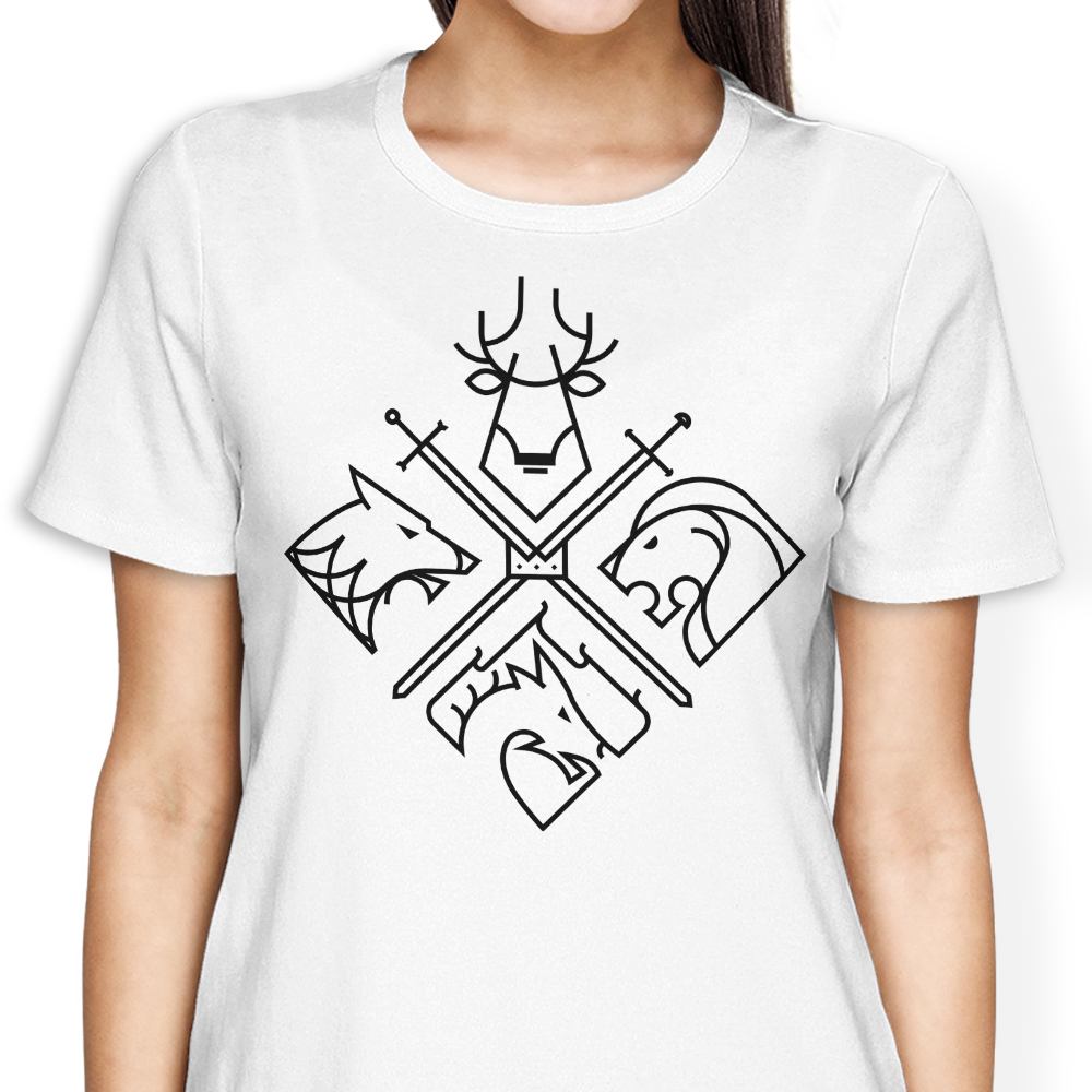 Minimal Thrones (Alt) Women's Apparel - Adult & Kids T-Shirts, Sweatshirts & Hoodies apparel design preview 2