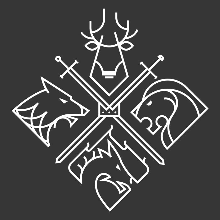 Minimal Thrones Youth Apparel - Adult & Kids T-Shirts, Sweatshirts & Hoodies apparel design preview 2