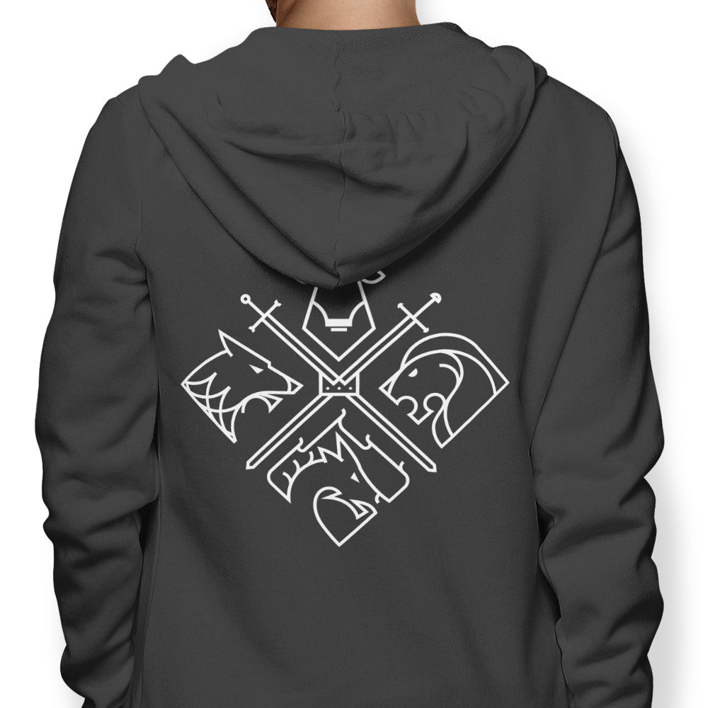 Minimal Thrones - Adult & Kids T-Shirts, Sweatshirts & Hoodies apparel design preview 1