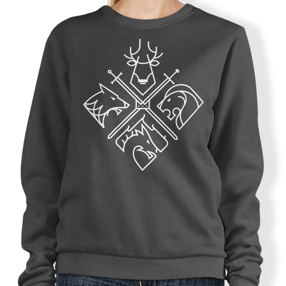 Minimal Thrones - Adult & Kids T-Shirts, Sweatshirts & Hoodies apparel design preview 1