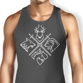 Minimal Thrones Tank Top - Adult & Kids T-Shirts, Sweatshirts & Hoodies apparel design preview 1