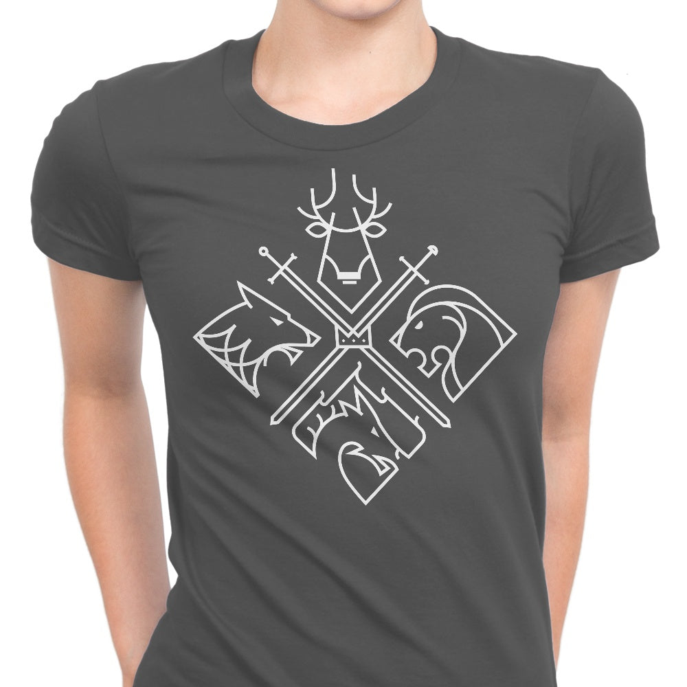 Minimal Thrones Women's Apparel - Adult & Kids T-Shirts, Sweatshirts & Hoodies apparel design preview 1