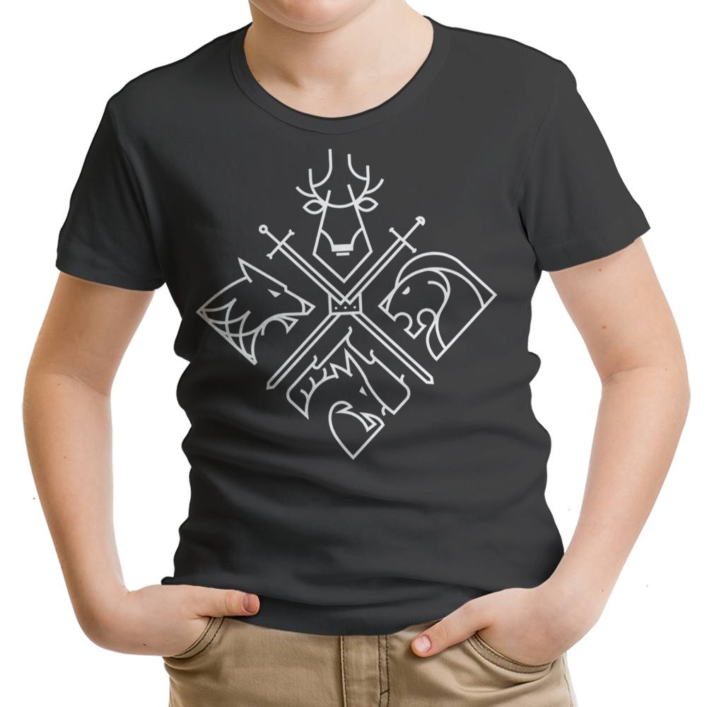 Minimal Thrones Youth Apparel - Adult & Kids T-Shirts, Sweatshirts & Hoodies apparel design preview 1