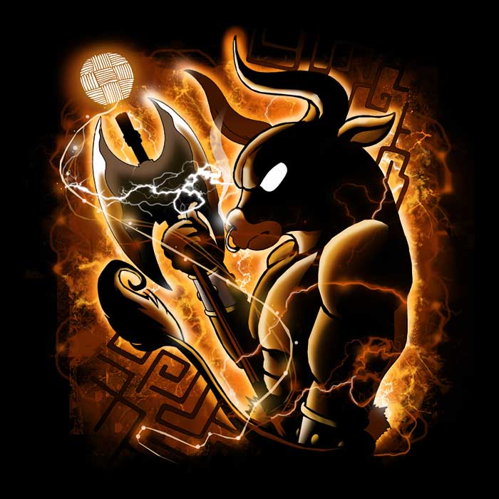 Minotaur Tank Top - Adult & Kids T-Shirts, Sweatshirts & Hoodies apparel design preview 2