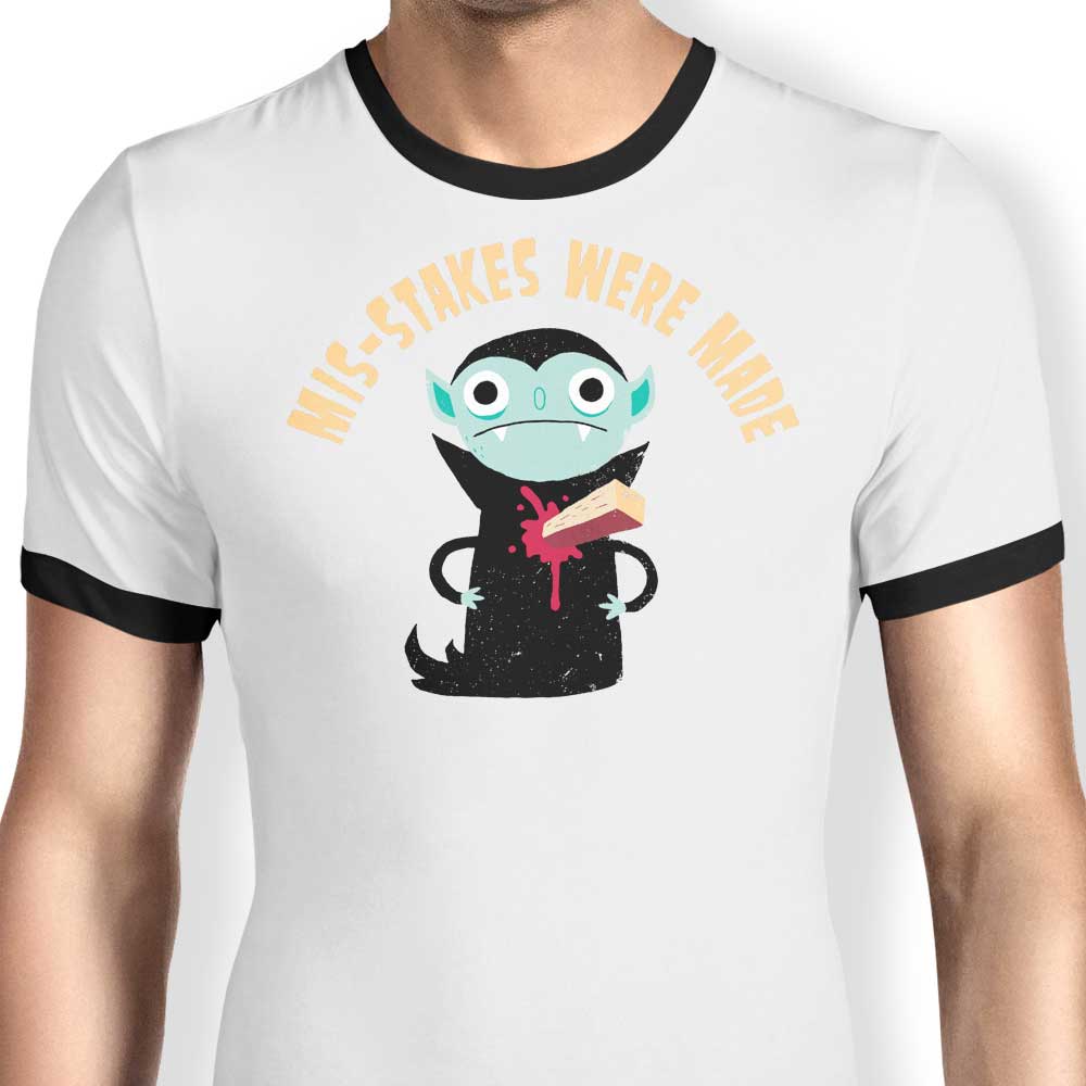 Mis-Stakes Were Made Ringer - Adult & Kids T-Shirts, Sweatshirts & Hoodies apparel design preview 1
