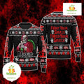 Horror Punk Ugly Christmas Sweater Misfits Skulls Gift product image