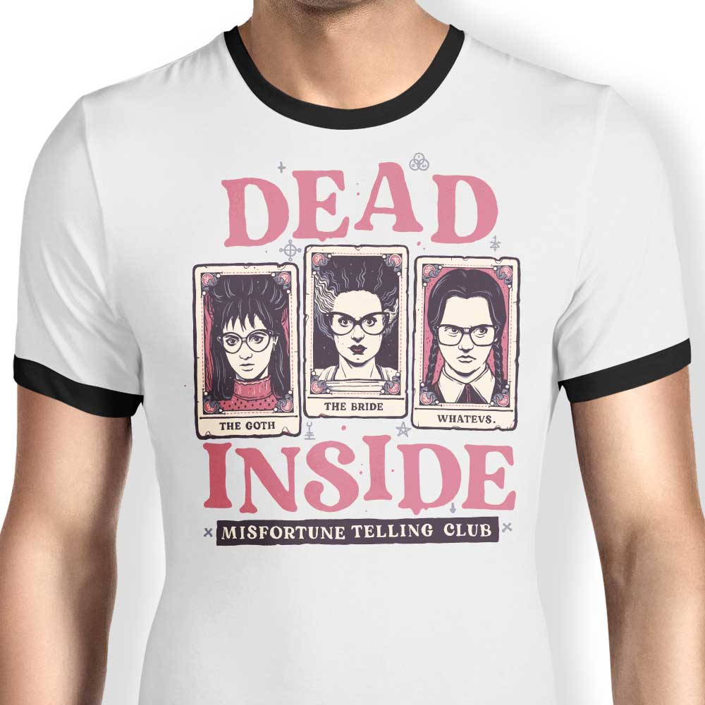 Misfortune Telling Club Ringer - Adult & Kids T-Shirts, Sweatshirts & Hoodies apparel design preview 1