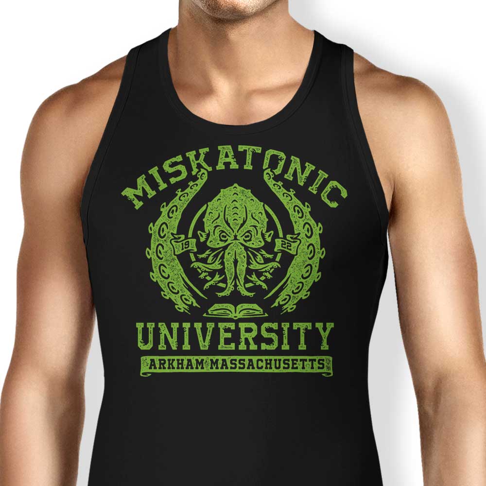 Miskatonic University Tank Top - Adult & Kids T-Shirts, Sweatshirts & Hoodies apparel design preview 1
