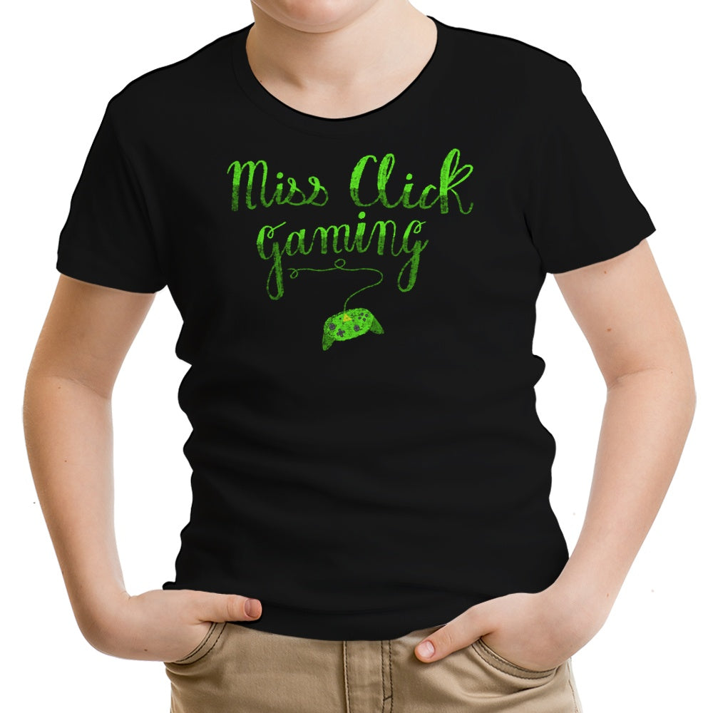 Miss Click Controller Youth Apparel - Adult & Kids T-Shirts, Sweatshirts & Hoodies apparel design preview 1