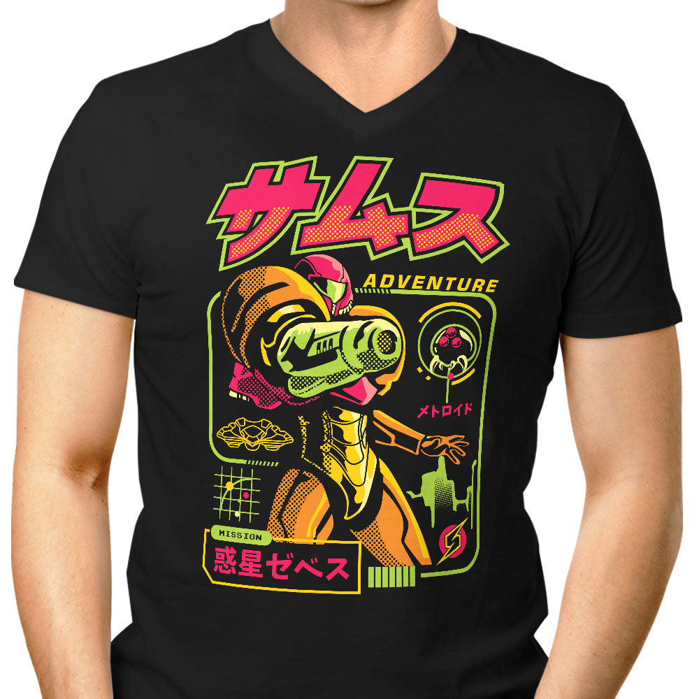Mission Adventure Men's V-Neck - Adult & Kids T-Shirts, Sweatshirts & Hoodies apparel design preview 1