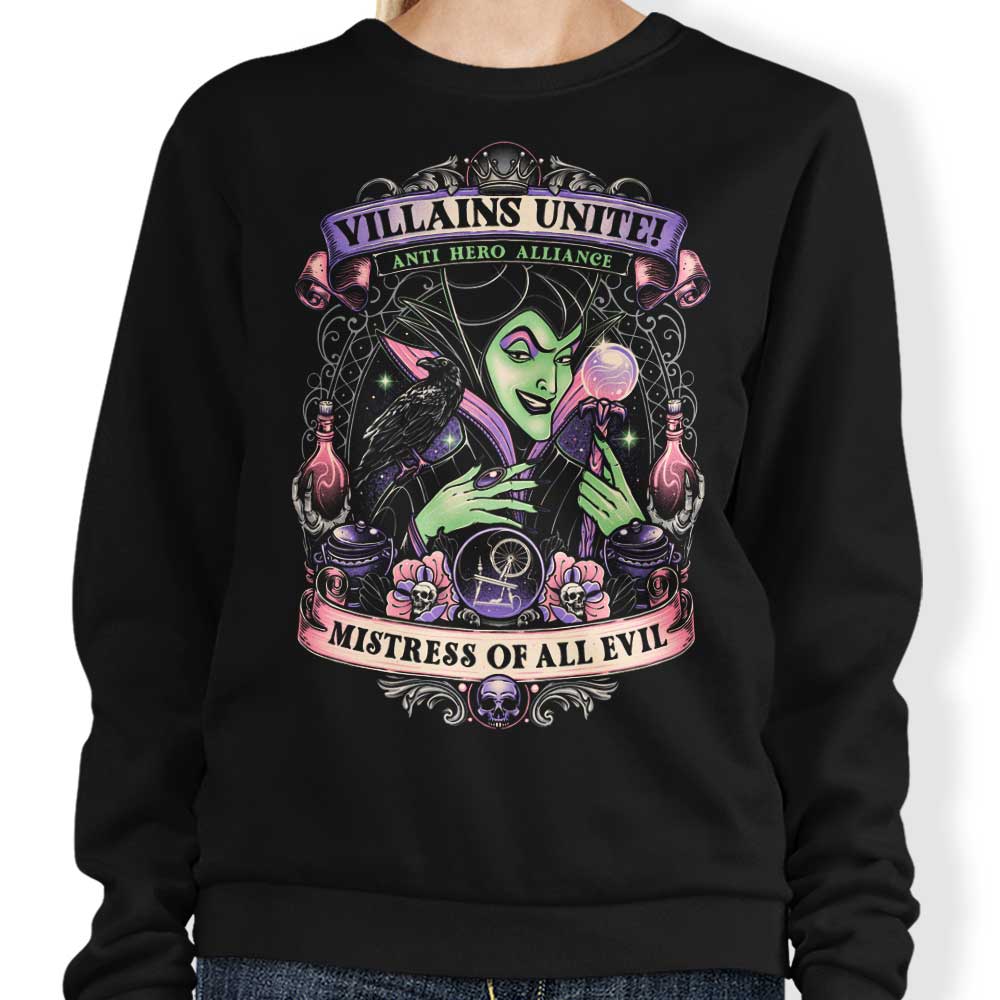 Mistress of All Evil - Adult & Kids T-Shirts, Sweatshirts & Hoodies apparel design preview 1