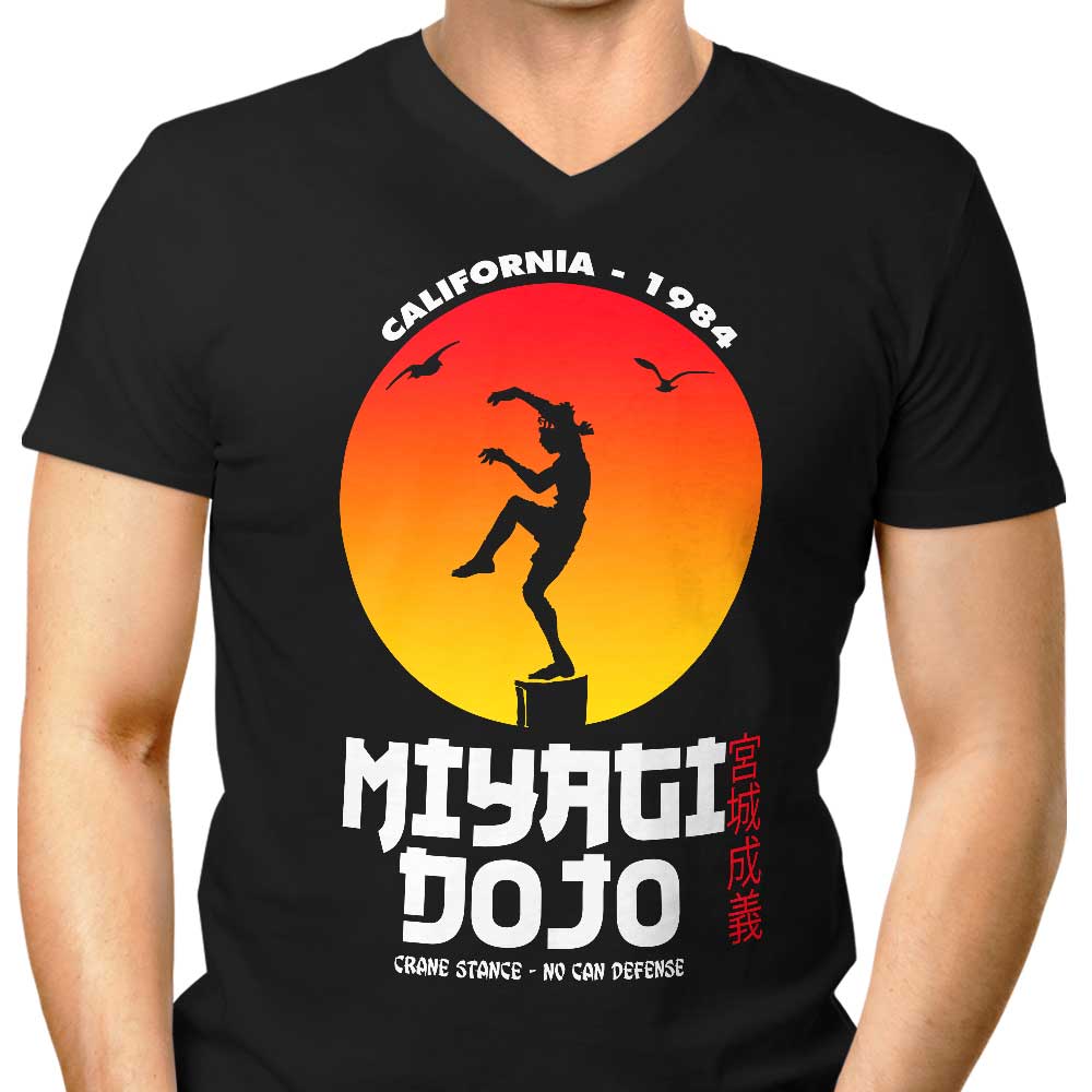 Miyagi Dojo Men's V-Neck - Adult & Kids T-Shirts, Sweatshirts & Hoodies apparel design preview 1