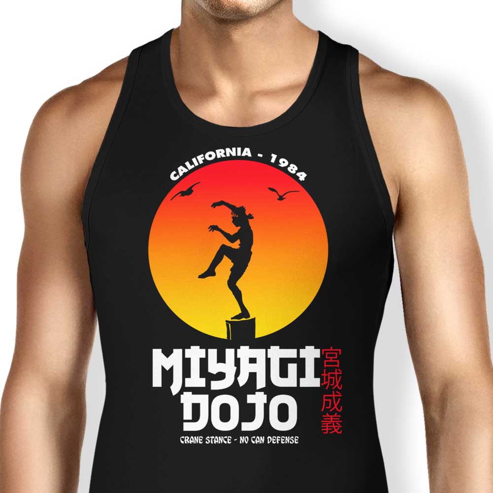 Miyagi Dojo Tank Top - Adult & Kids T-Shirts, Sweatshirts & Hoodies apparel design preview 1