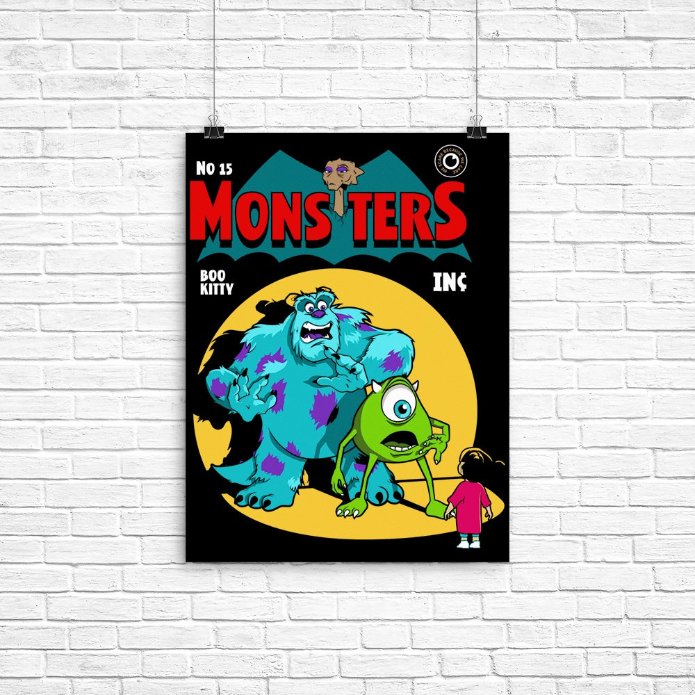 Mon-Sters Poster - Adult & Kids T-Shirts, Sweatshirts & Hoodies apparel design preview 1