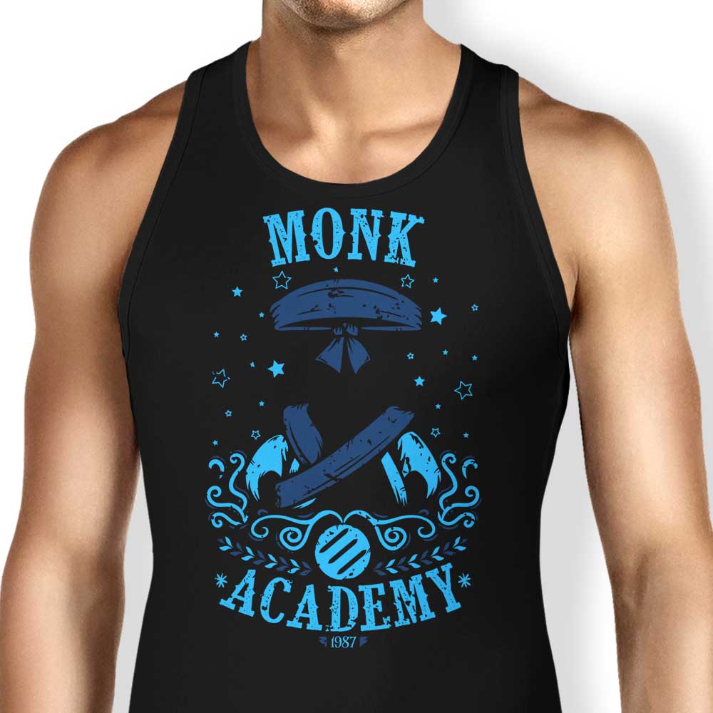 Monk Academy Tank Top - Adult & Kids T-Shirts, Sweatshirts & Hoodies apparel design preview 1