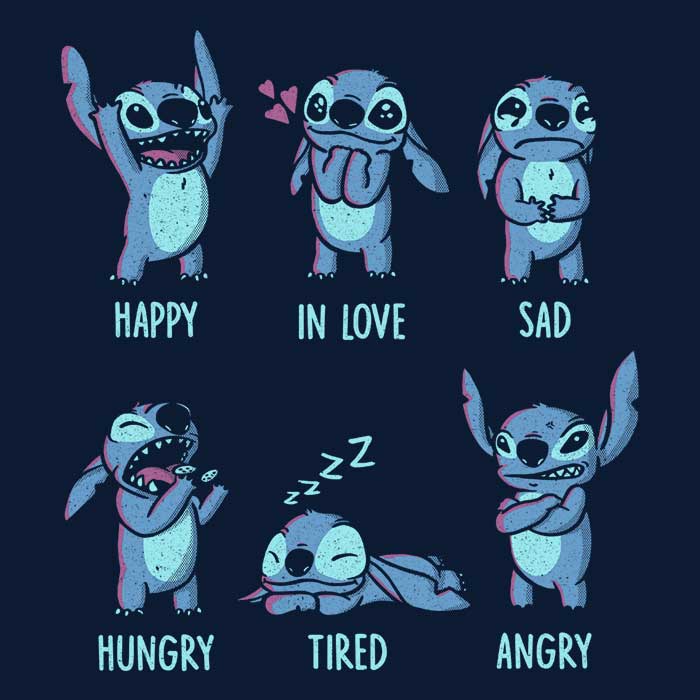 Monster Emotions Women's Apparel - Adult & Kids T-Shirts, Sweatshirts & Hoodies apparel design preview 2